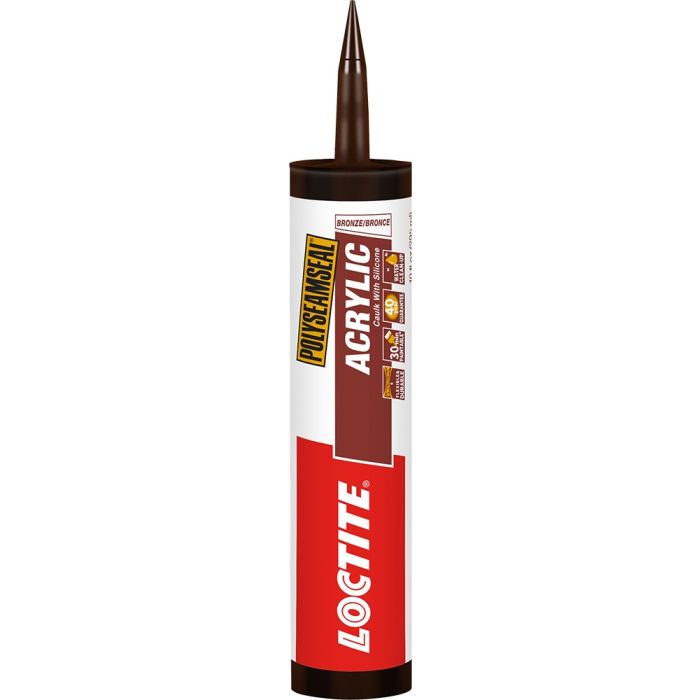 Loctite 10oz Polyseamseal Acrylic Caulks w/ Silicone