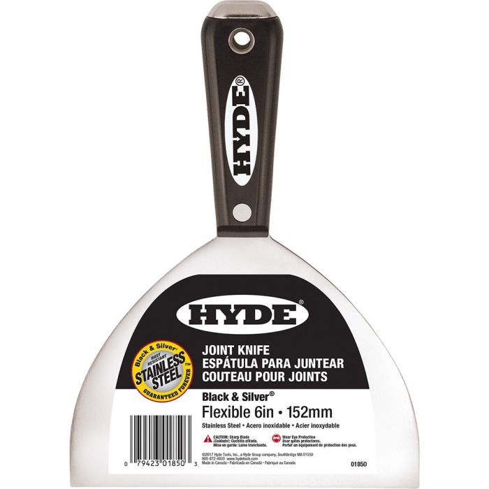 Hyde 6" Black & Silver Flex Joint Knife Hammer Head
