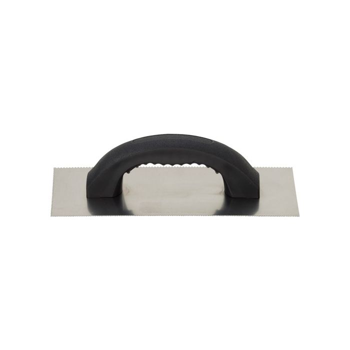 Hyde 4-1/2" x 9-1/2" U Notch Offset Adhesive Trowel