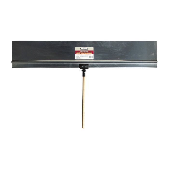 Hyde 48" x 9" Aluminum Rigid Spray Shield w/ Pivot Neck & 18" Handle