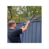 Hyde 36" x 9" Hi-Impact Poly Spray Shield w/ Pivot Neck & 18" Handle