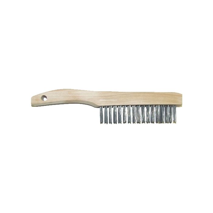 Hyde 4 x 16 Wood Wire Brush w/ Shoe Handle