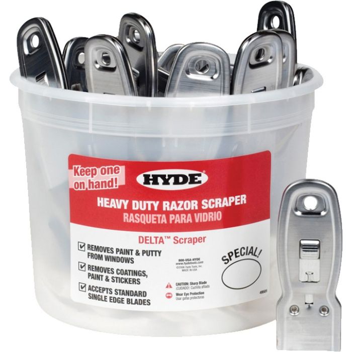 Hyde Glass Scraper Bucket (50 per Pack)