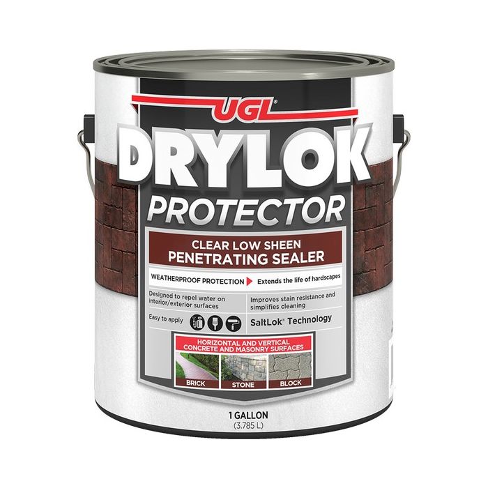Drylok 1gal Clear Low Sheen Protector Penetrating Sealer w/ SaltLok Technology