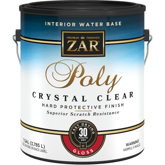 Zar Crystal Clear Interior Water-Based Polyurethanes