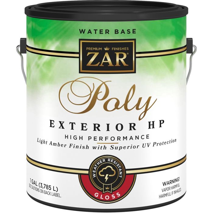 Zar High Performance Exterior Water-Based Polyurethanes