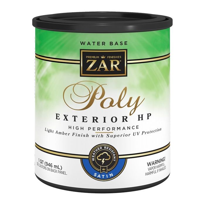 Zar High Performance Exterior Water-Based Polyurethanes