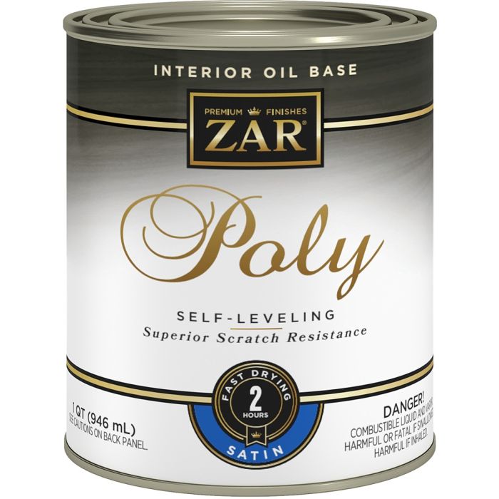 Zar Poly Self-Leveling Interior Oil-Based Polyurethanes