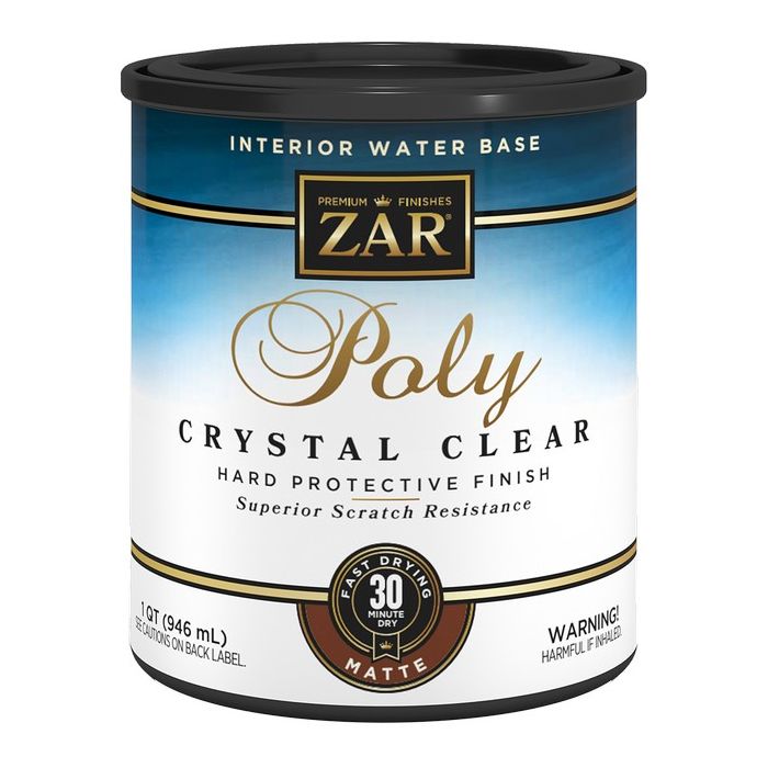 Zar Crystal Clear Interior Water-Based Polyurethanes
