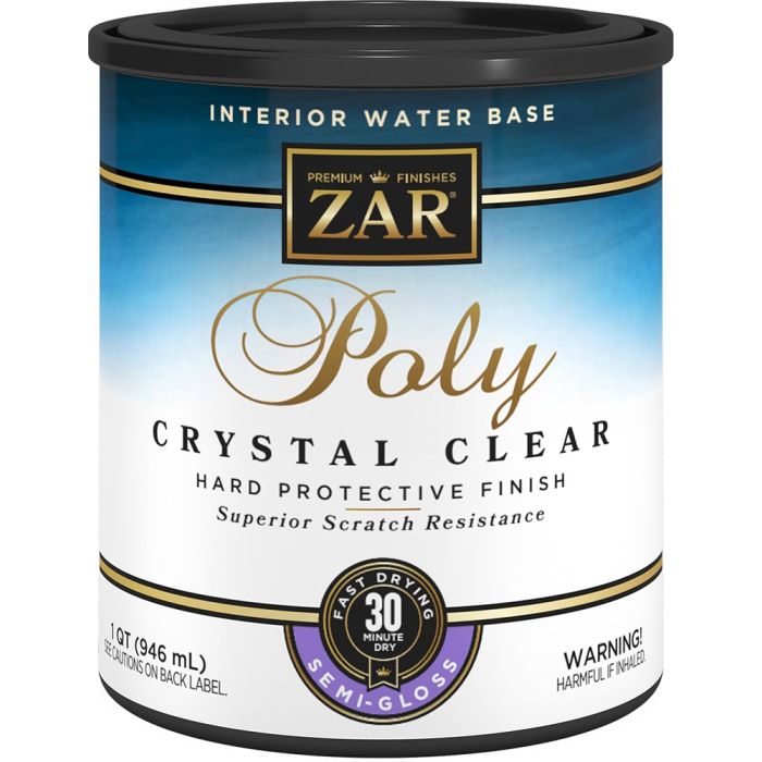 Zar Crystal Clear Interior Water-Based Polyurethanes