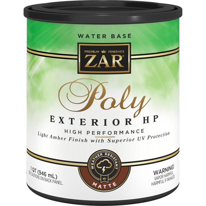 Zar High Performance Exterior Water-Based Polyurethanes