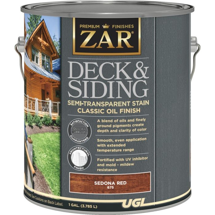 ZAR Classic Semi-Transparent Oil Finish Deck and Siding Stains