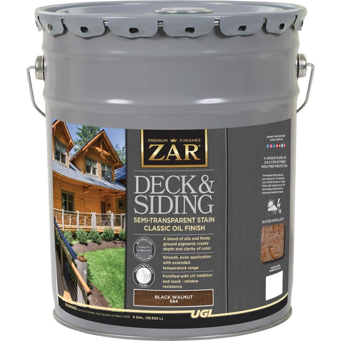 ZAR Classic Semi-Transparent Oil Finish Deck and Siding Stains