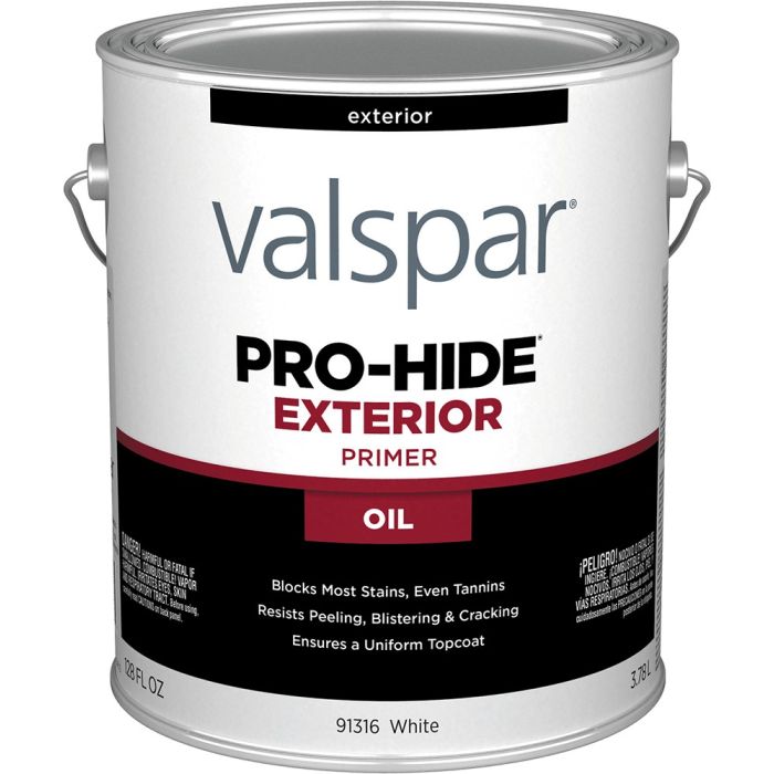 Valspar 1gal White Finish Pro-Hide Exterior Oil Primer