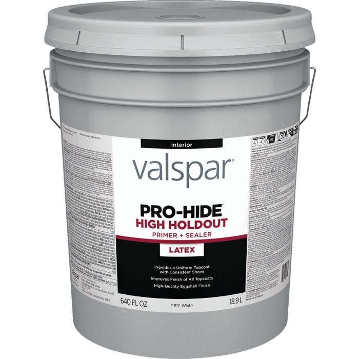 Valspar 5gal White Pro-Hide Interior High Holdout Latex Primer