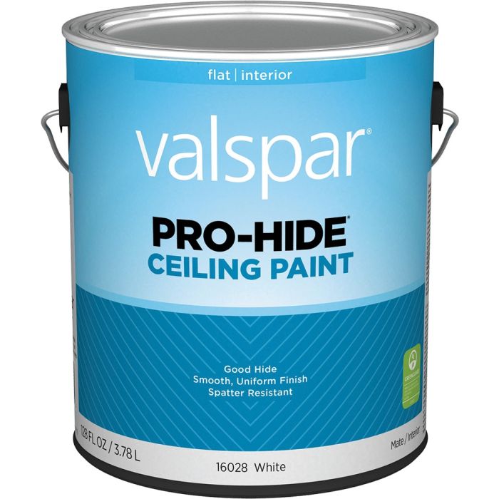 Valspar 1gal Flat Finish White Pro-Hide Ceiling Paint