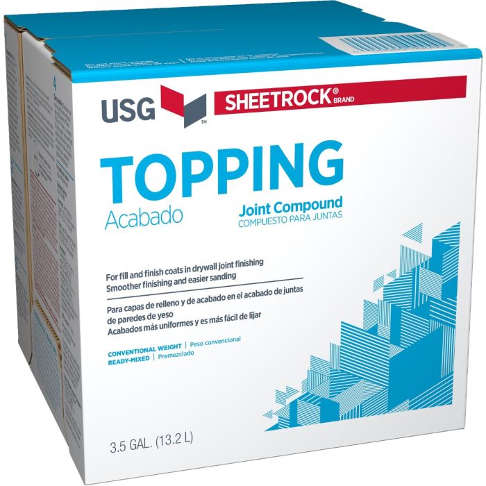 USG 3.5gal Box Topping Ready Mix Joint Compound Blue Lid