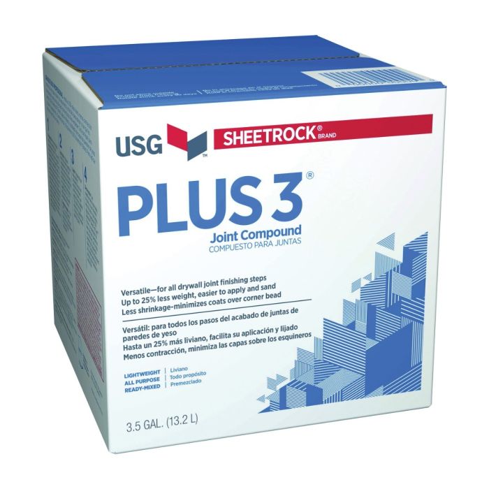 USG Plus-3 Lightweight Joint Compounds Blue Lid