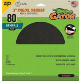 Gator 9" Hook & Loop Radial Drywall Sanding Discs 5pk
