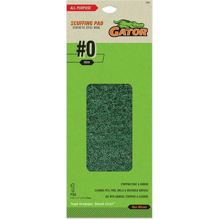 Gator Scuff Pad #0 4.5 in. X 11 in.