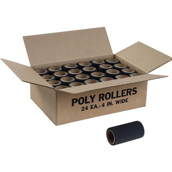 Jen 4" Poly Foam Roller (24 per Pack)