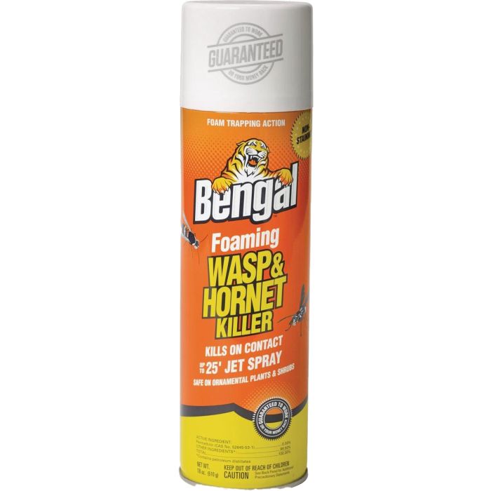Bengal 16oz Aerosol Foaming Wasp & Hornet Killer (25' Spray)
