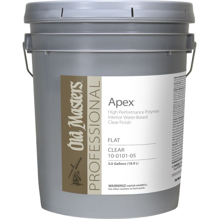 Old Masters 5gal Flat Apex High Performance Polymer Interior Water-Based Clear Finish
