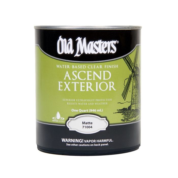 Old Masters Ascend Exterior Water-Based Clear Finishes