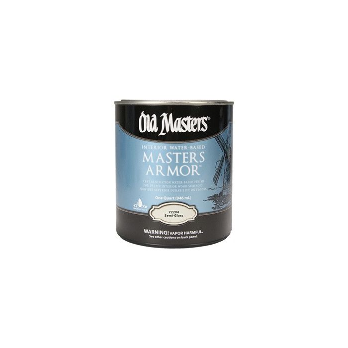 Old Masters Masters Armor Interior Water-Based Finishes