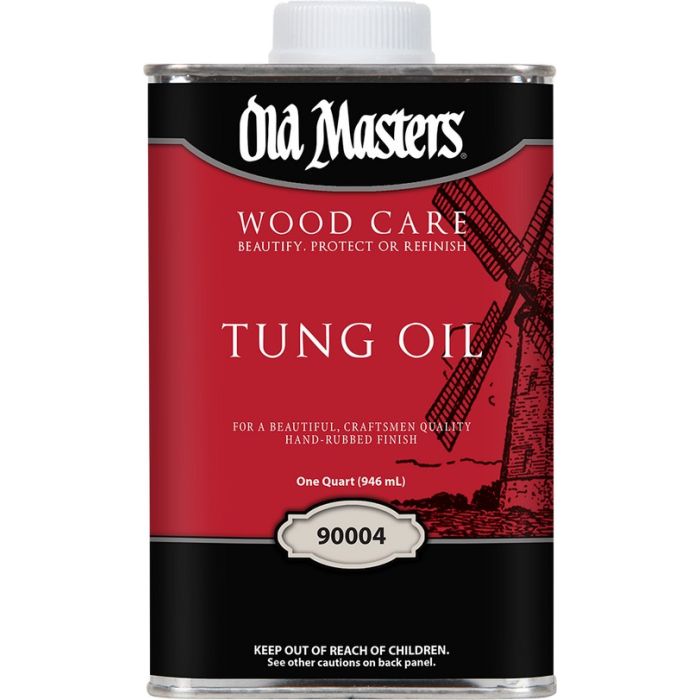 Old Masters Pure Tung Oils