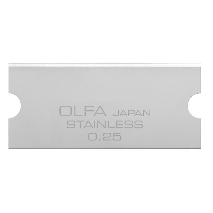 OLFA 40mm Stainless Steel Glass Scraper Blades 6pk