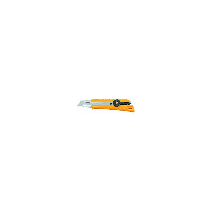 OLFA L-1 18mm 8-Pt Classic Ratchet-Lock Heavy-Duty Snap-Off Utility Knife