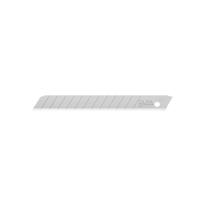OLFA AB-50B 9mm 13-Pt Silver Precision Snap-Off Blade, Pack of 50