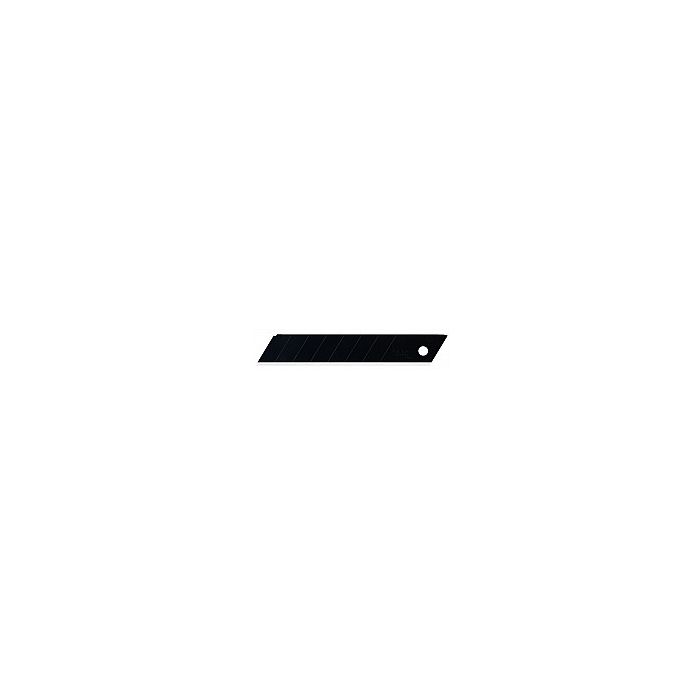 OLFA LBB-50B 18mm 8-Pt Ultra-Sharp Black Heavy-Duty Snap-Off Blade, Pack of 50