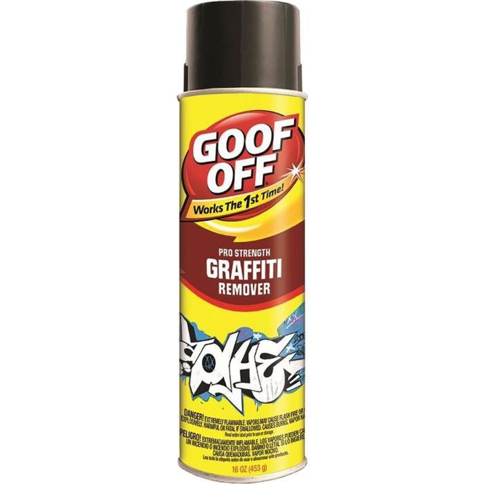 Goof Off 16oz Goof Off Graffiti Remover Spray