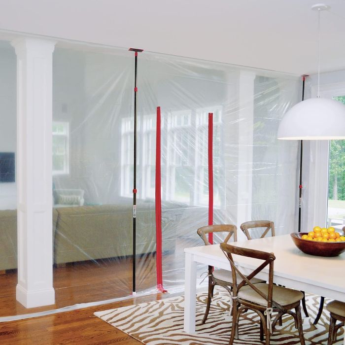 ZipWall 10 ft. Spring Loaded Dust Barrier Poles (4 Pack)