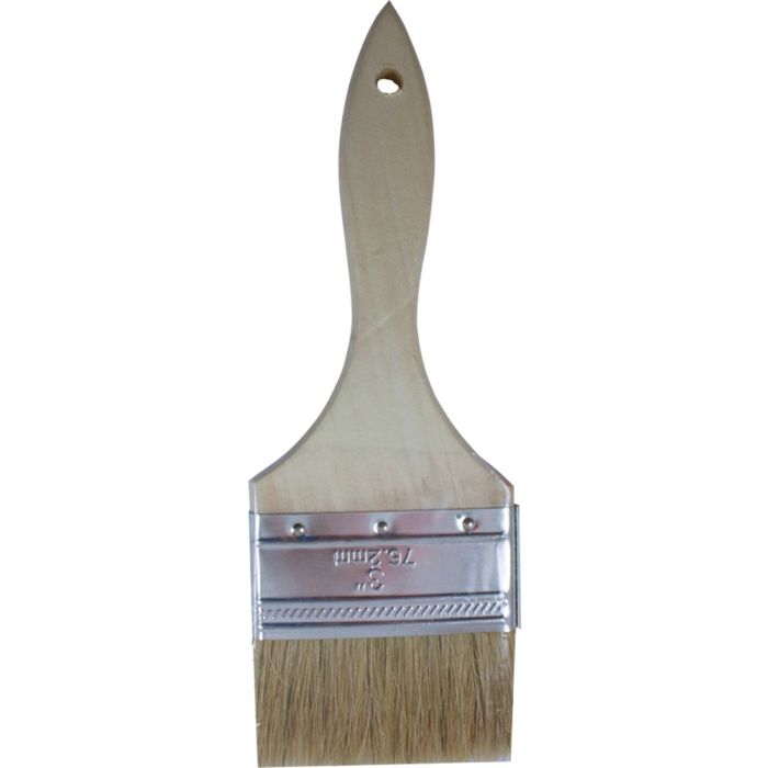 Dynamic 3" White Bristle Double Thick Chip Brush (Case of 12)