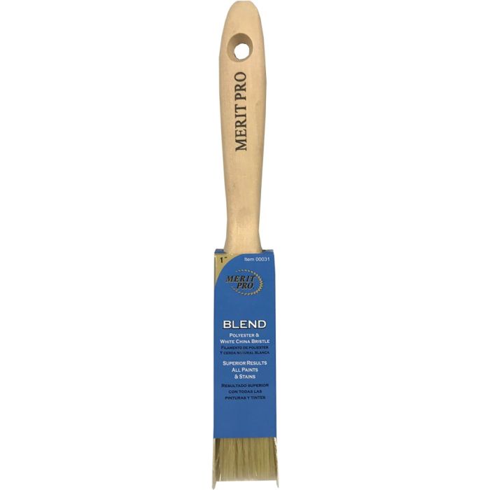 Merit Pro White China Bristle/Polyester Brushes