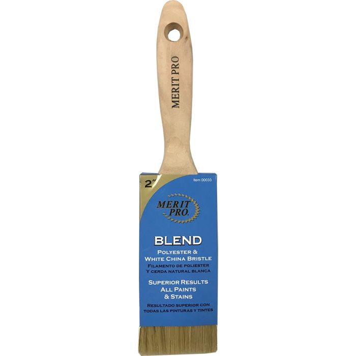 Merit Pro White China Bristle/Polyester Brushes