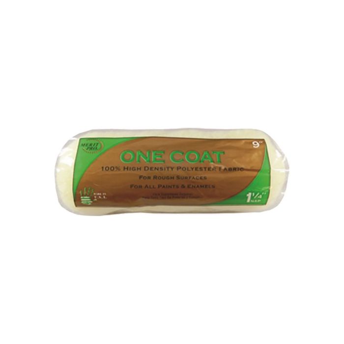 Merit Pro 9" x 1-1/4" Nap One Coat Roller Cover