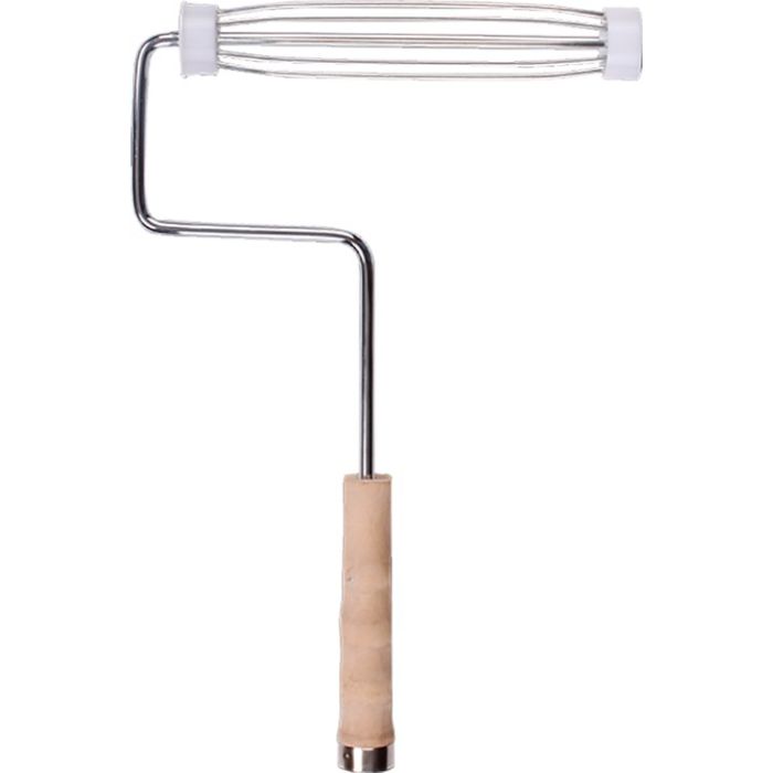 Dynamic 9" x 5/16" Shank 5-Wire Professional Roller Frame w/Wood Handle