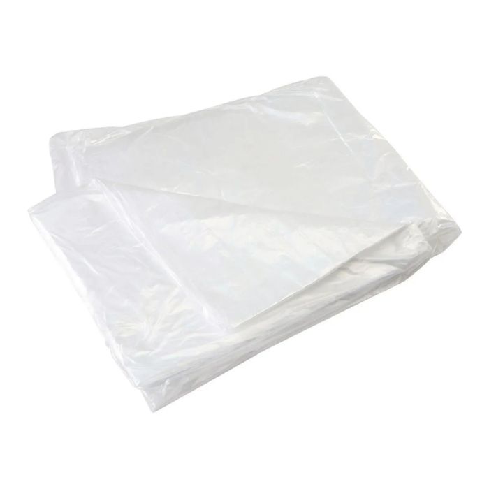 Dynamic 9' x 12' 1mil Flat Packed Embossed Clear Plastic Drop Cloth