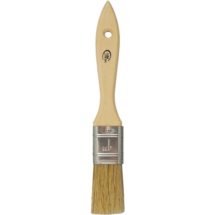 Dynamic 1" White Bristle Double Thick Chip Brush (Case of 36)