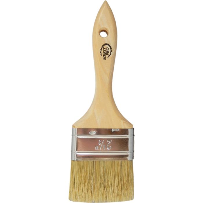 Dynamic 2-1/2" White Bristle Double Thick Chip Brush (Case of 12)