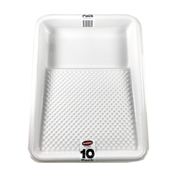 Dynamic qt (1l) White Disposable Paint Tray Liner Fits 00190 (10pk)