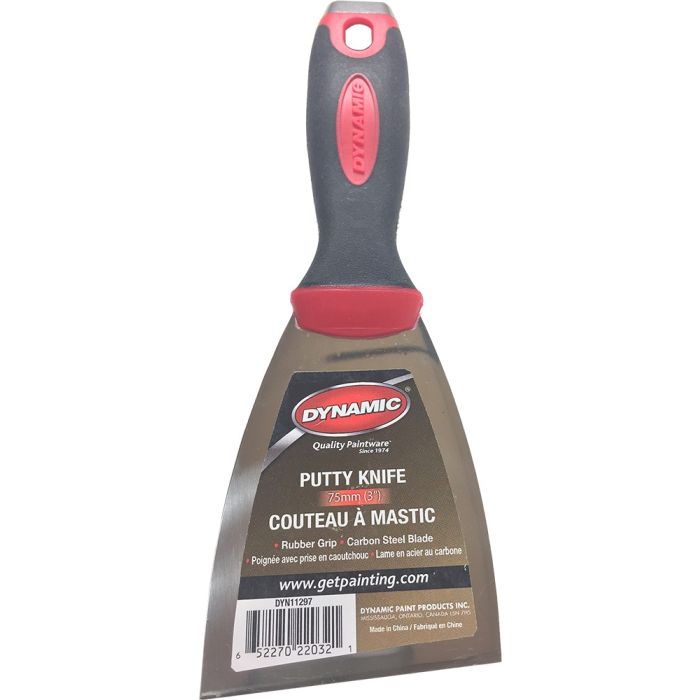 Dynamic 3" Ergonomic Flex Putty Knife w/Hammer Cap