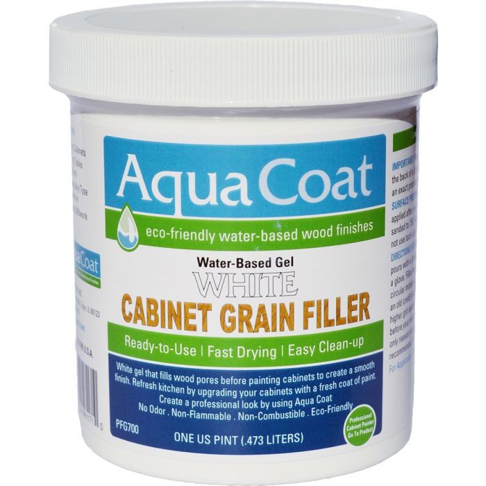Aqua Coat White Cabinet Grain Filler