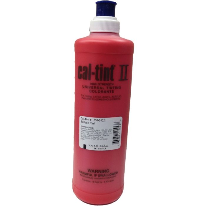 Chromaflo 1pt Bulletin Red Cal-Tint II Universal Tinting Colorant