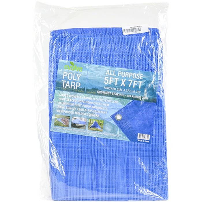 Evolve 3.5mil All Purpose Blue Poly Tarps