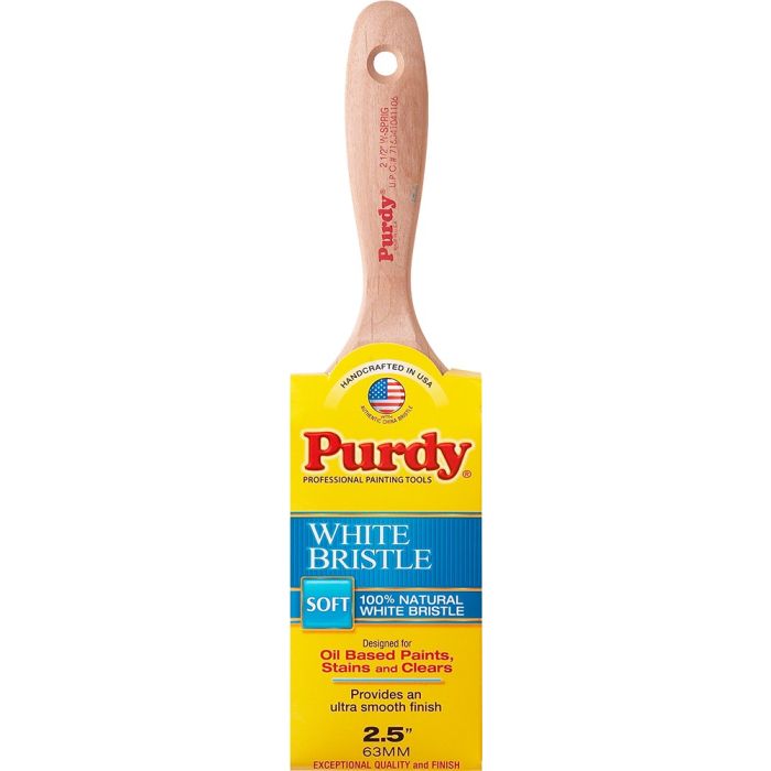 Purdy White Bristle Soft Paint Brushes
